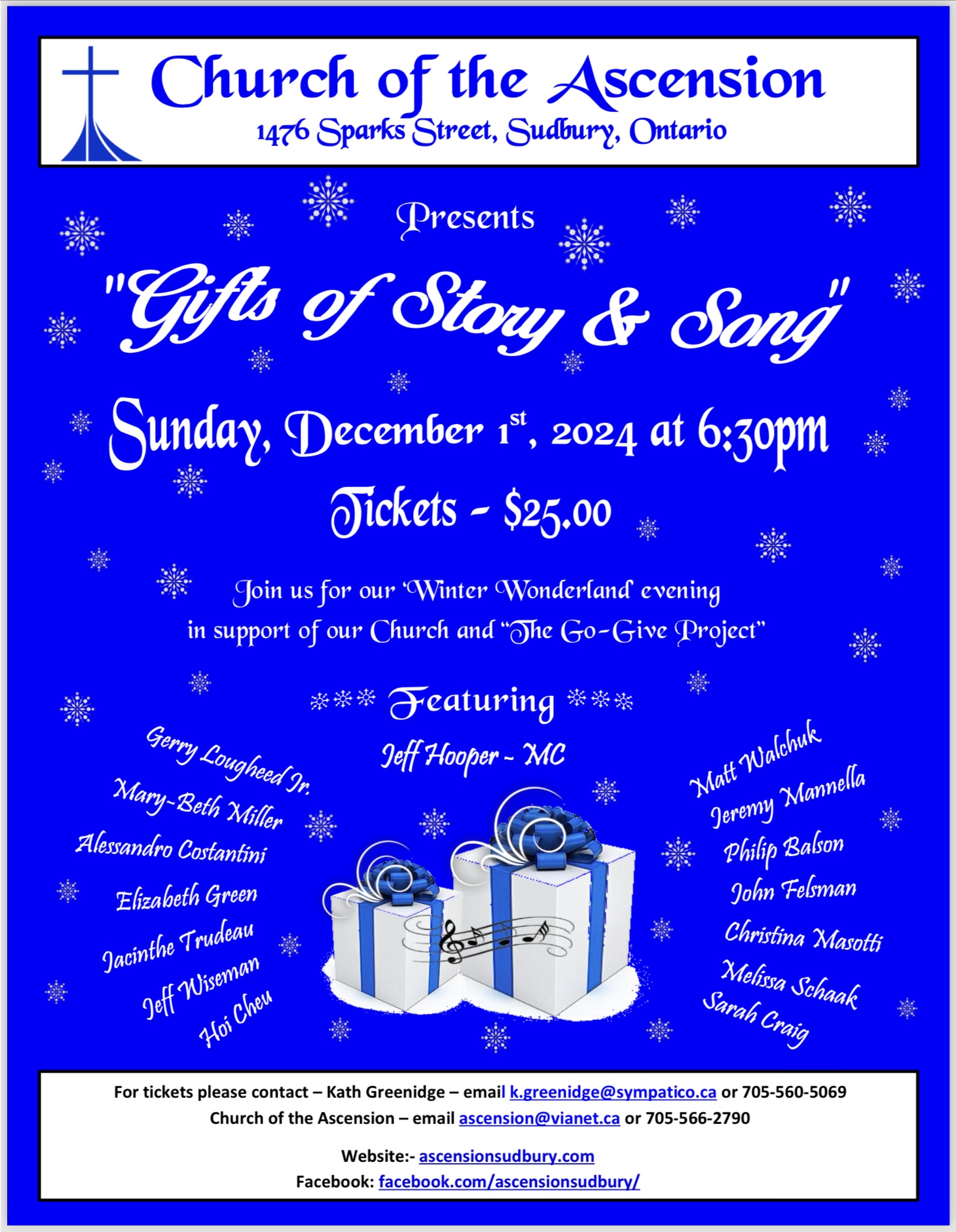 Gifts of Story and Song @ Church of the Ascension